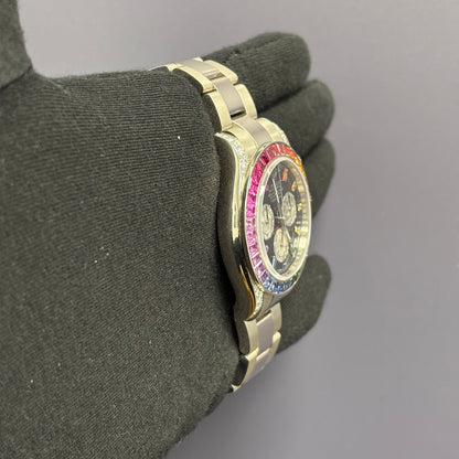 Rolex Daytona 40mm Black Dial Watch Ref# 116599RBOW - Happy Jewelers Fine Jewelry Lifetime Warranty