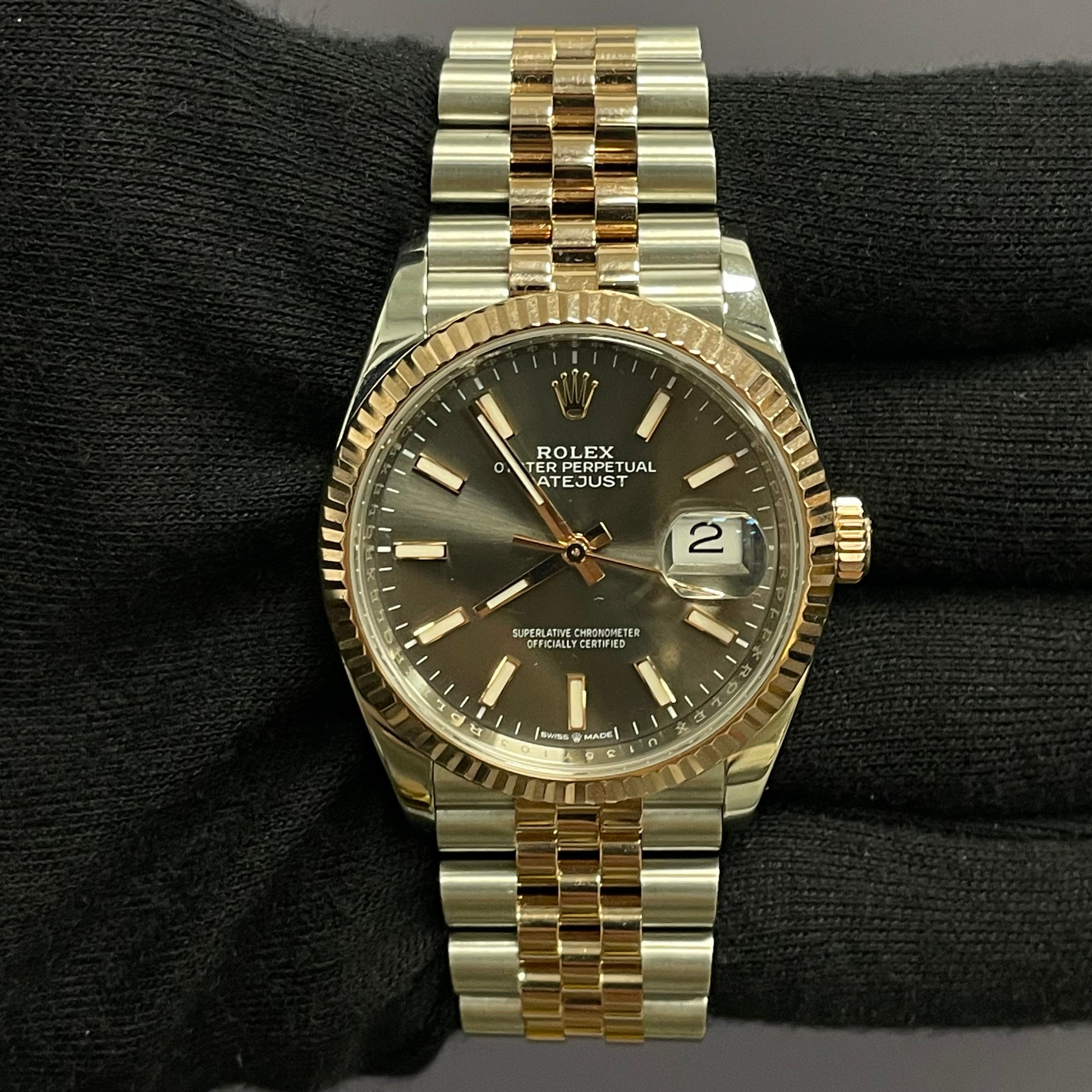 Rolex Datejust 36mm Rhodium Dial Watch Ref# 126231 - Happy Jewelers Fine Jewelry Lifetime Warranty