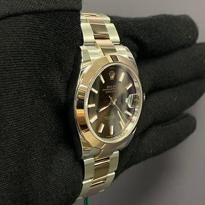 Rolex Datejust 41mm Chocolate Dial Watch Ref# 126301 - Happy Jewelers Fine Jewelry Lifetime Warranty