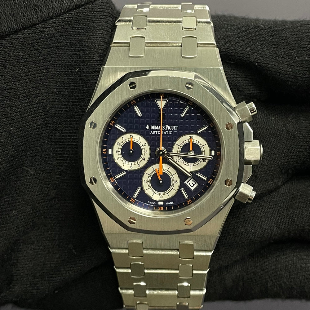 Audemars Piguet Royal Oak 39mm Blue Dial Watch Ref# 26300ST.OO.1110ST.07
