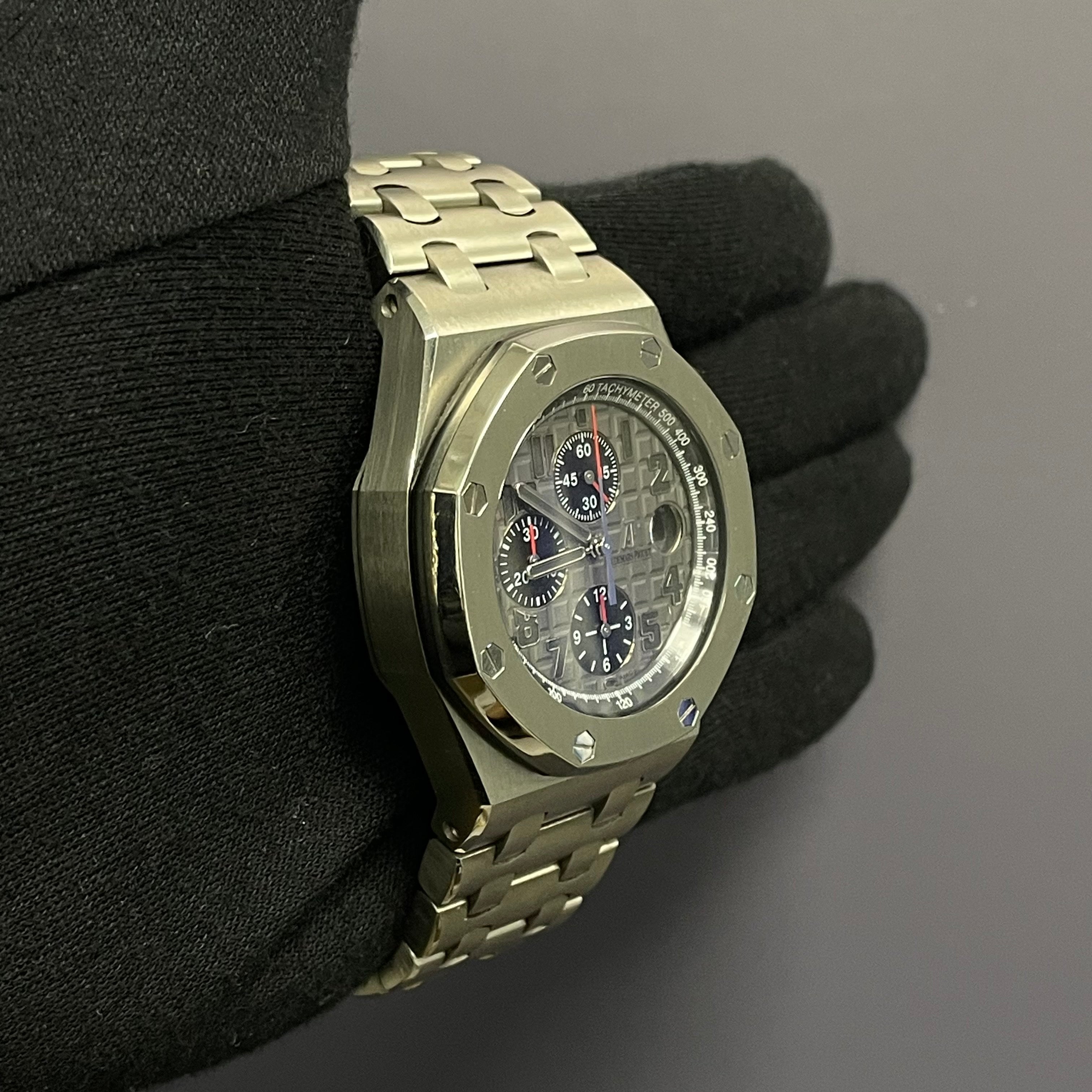 Audemars Piguet Royal Oak 42mm Grey Dial Watch Ref# 26170TI.OO.1000TI.01 - Happy Jewelers Fine Jewelry Lifetime Warranty