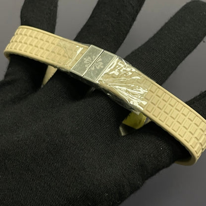 Patek Philippe Aquanaut 35mm Beige Dial Watch Ref# 5067A-020 - Happy Jewelers Fine Jewelry Lifetime Warranty