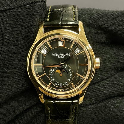 Patek Philippe Annual Calendar 40mm Black Dial Ref# 5205R-010 - Happy Jewelers Fine Jewelry Lifetime Warranty