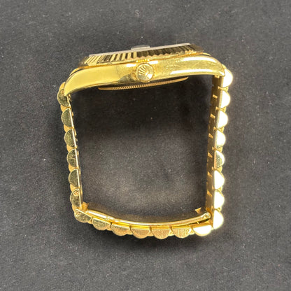 Rolex Day-Date 41mm Black Dial Watch Ref# 218238 - Happy Jewelers Fine Jewelry Lifetime Warranty