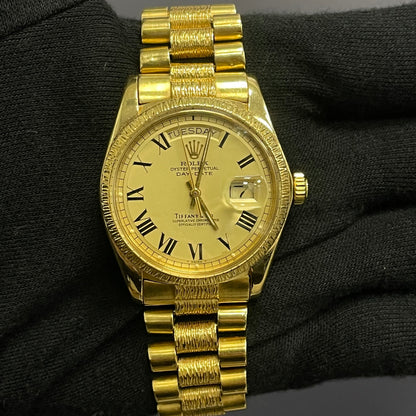 Rolex Day-Date 36mm Champagne Dial Watch Ref# 1807 - Happy Jewelers Fine Jewelry Lifetime Warranty