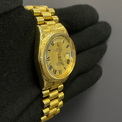 Rolex Day-Date 36mm Champagne Dial Watch Ref# 1807 - Happy Jewelers Fine Jewelry Lifetime Warranty