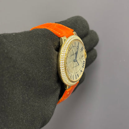 Cartier Ballon Bleu De 42mm Silver Dial Watch Ref# WE900751 - Happy Jewelers Fine Jewelry Lifetime Warranty