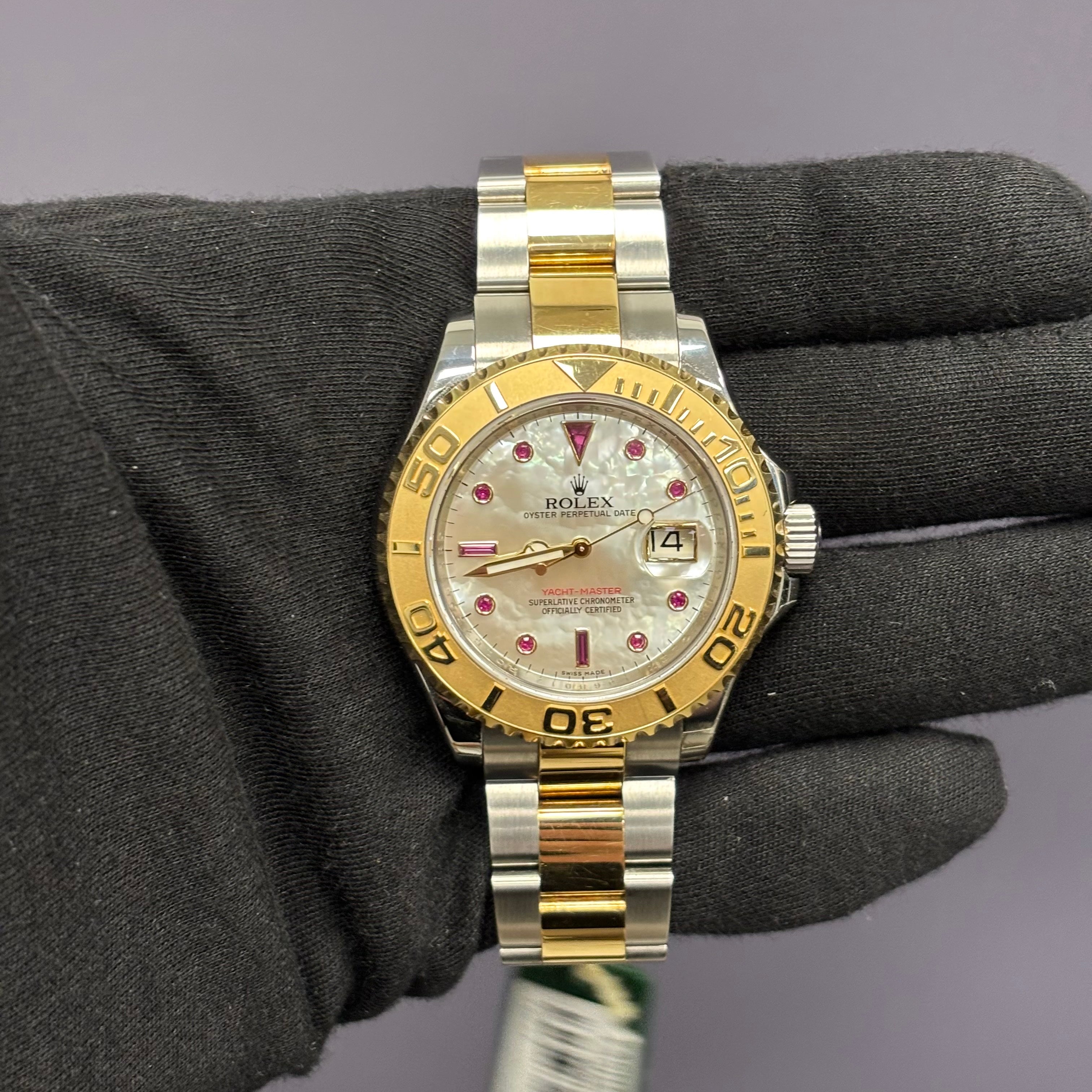 Rolex Yacht-Master 40mm MOP Dial Watch Ref# 16623 - Happy Jewelers Fine Jewelry Lifetime Warranty
