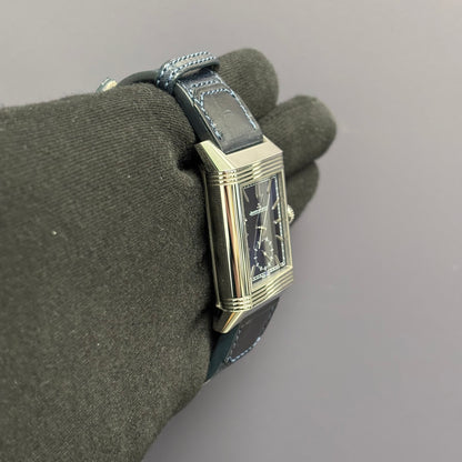 Jaeger-LeCoultre Reverso 28mm Blue Dial Ref# Q3988482 - Happy Jewelers Fine Jewelry Lifetime Warranty