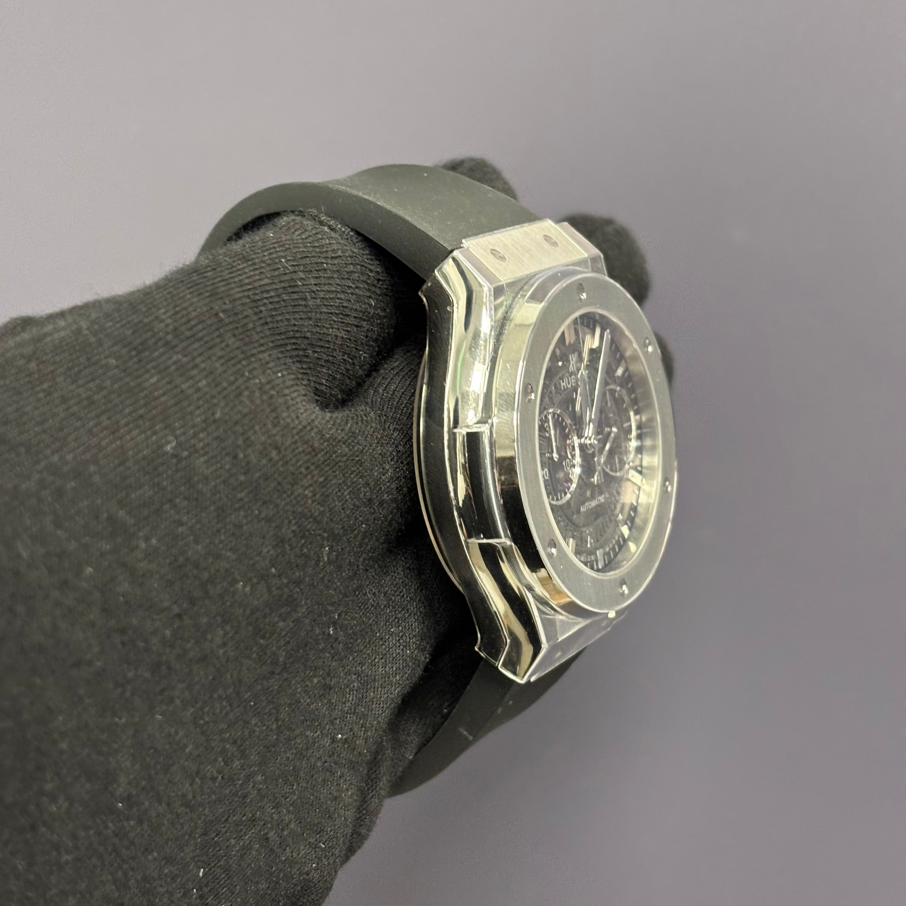 Hublot Classic Fusion 45mm Openwork Dial Watch Ref# 525.NX.0170.LR - Happy Jewelers Fine Jewelry Lifetime Warranty