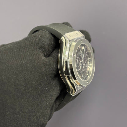 Hublot Classic Fusion 45mm Openwork Dial Watch Ref# 525.NX.0170.LR - Happy Jewelers Fine Jewelry Lifetime Warranty