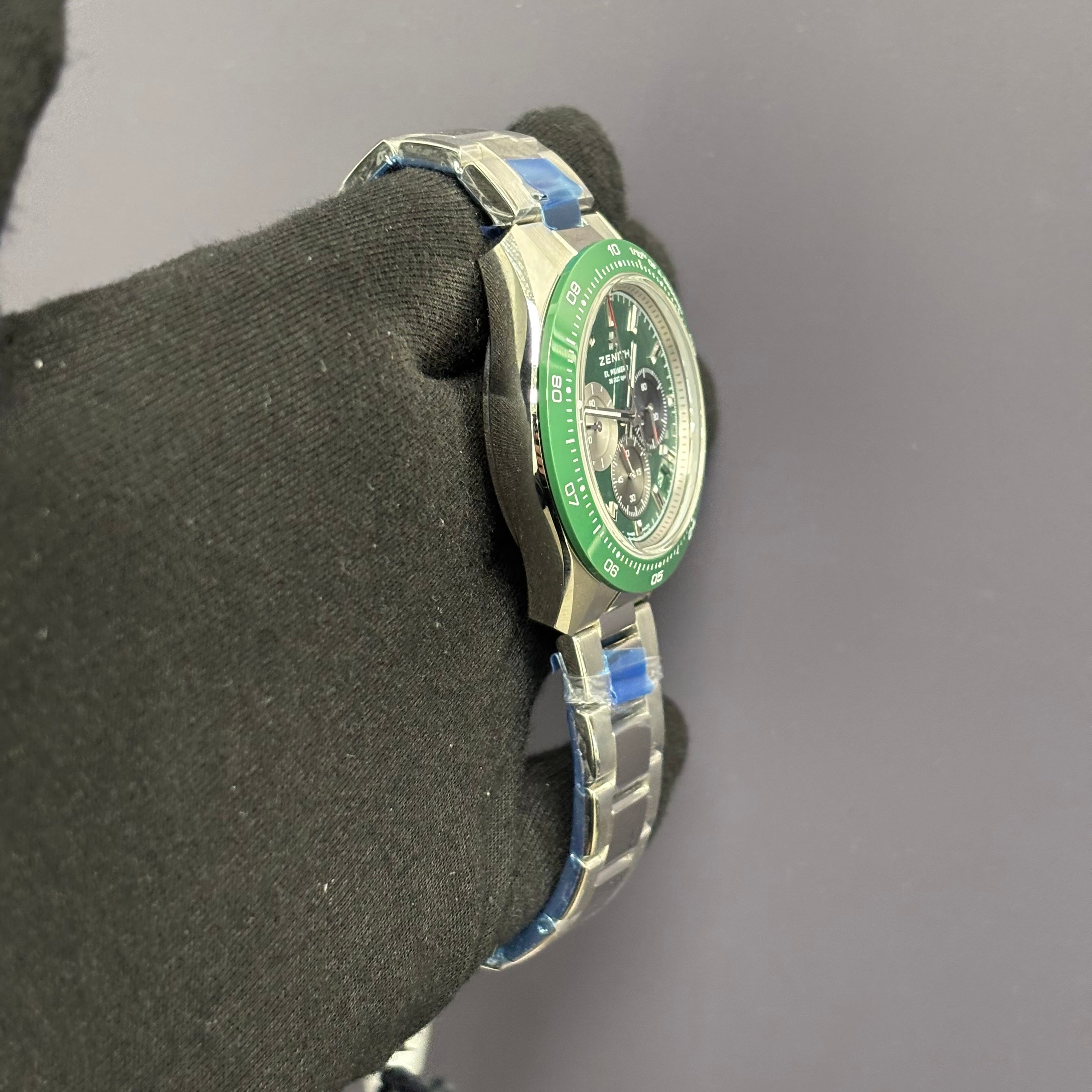 Zenith Choronomaster 41mm Green Dial Watch Ref# 03.3119.3600/56.M3100 - Happy Jewelers Fine Jewelry Lifetime Warranty