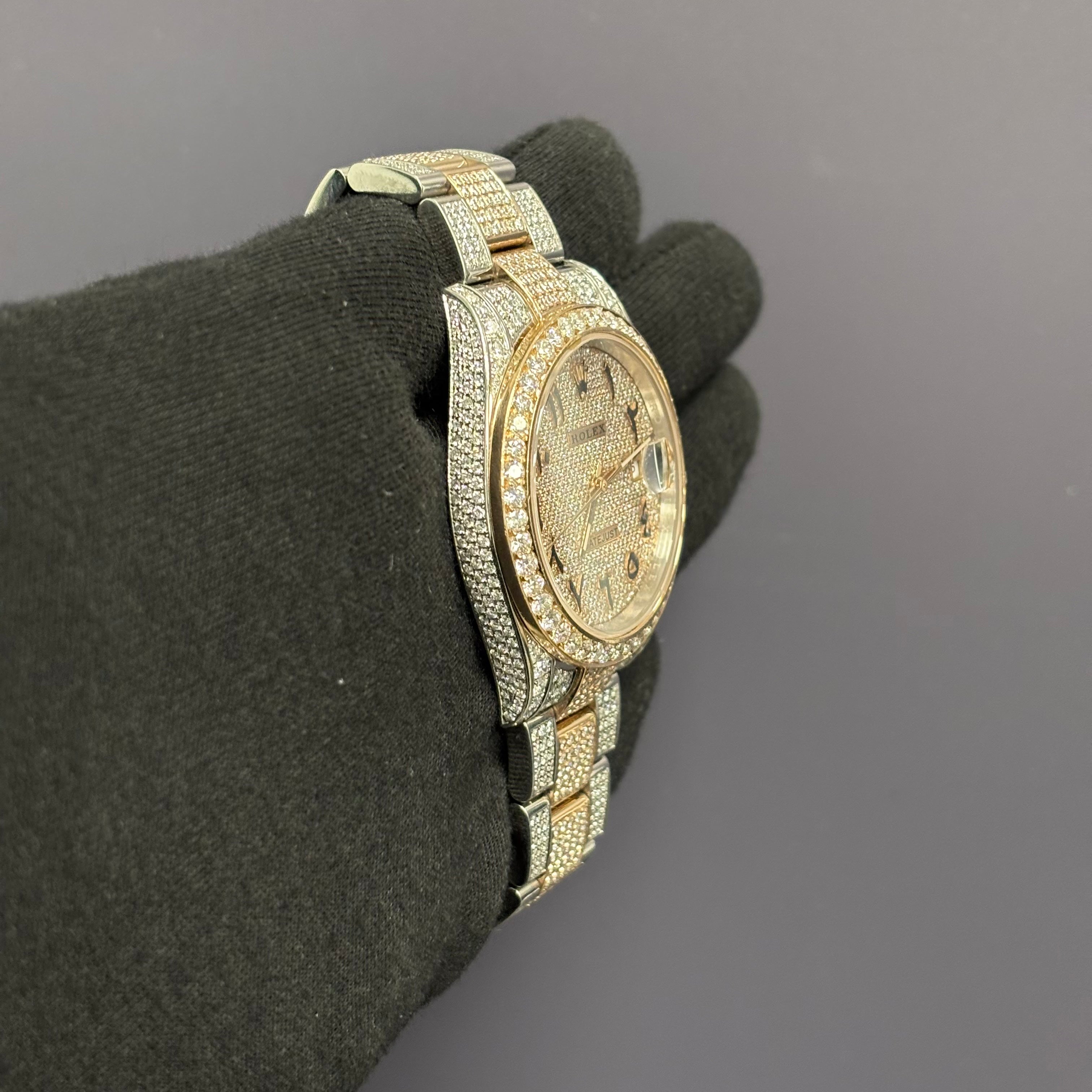 Rolex Datejust 41mm Pave Dial Watch Ref# 126331 - Happy Jewelers Fine Jewelry Lifetime Warranty