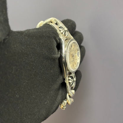 Rolex Oyster Perpetual 34mm Silver Dial Watch Ref# 15210 - Happy Jewelers Fine Jewelry Lifetime Warranty