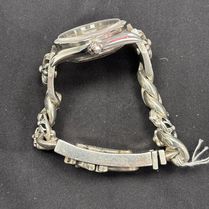 Rolex Oyster Perpetual 34mm Silver Dial Watch Ref# 15210 - Happy Jewelers Fine Jewelry Lifetime Warranty