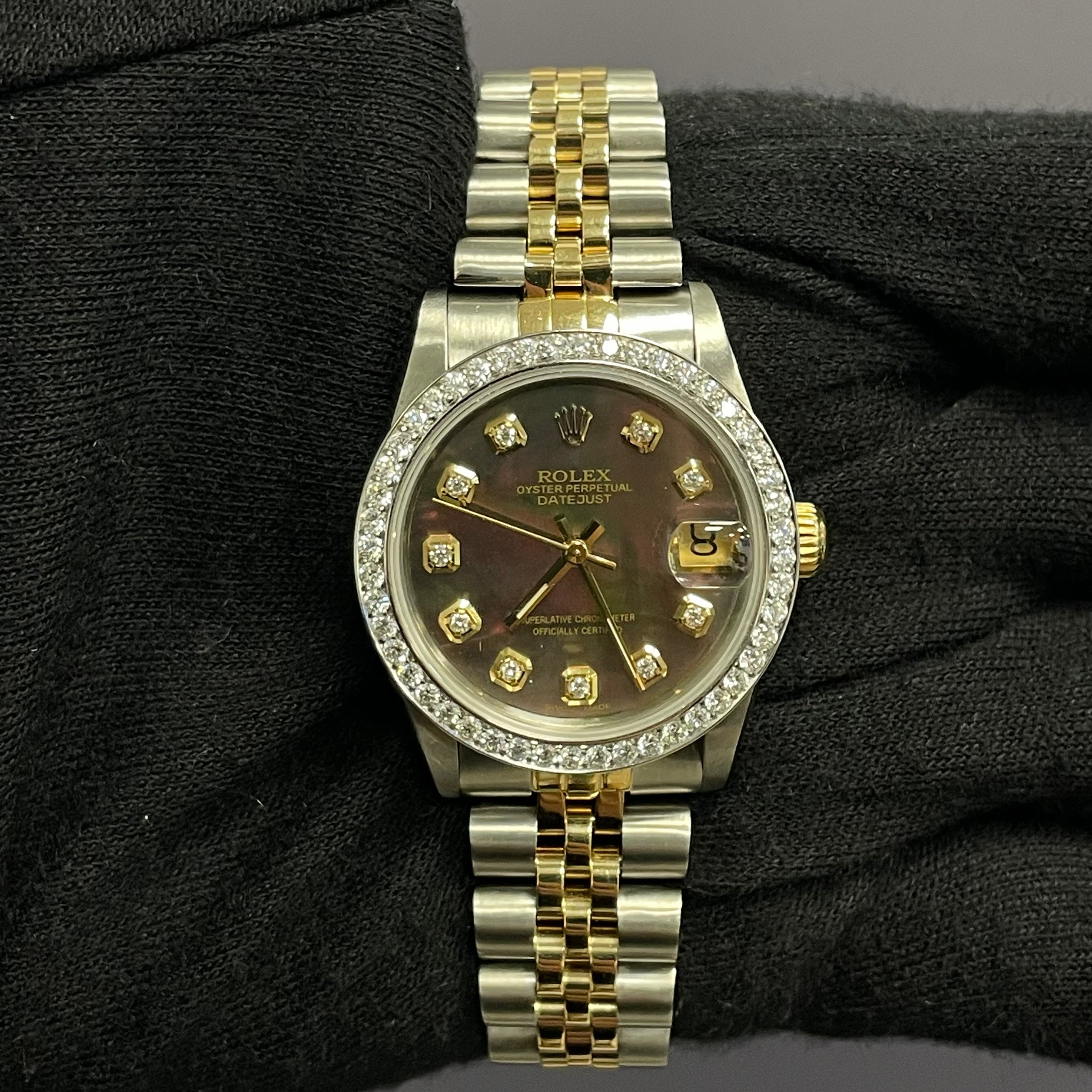 Rolex Datejust 31mm MOP Dial Watch Ref# 68273 - Happy Jewelers Fine Jewelry Lifetime Warranty