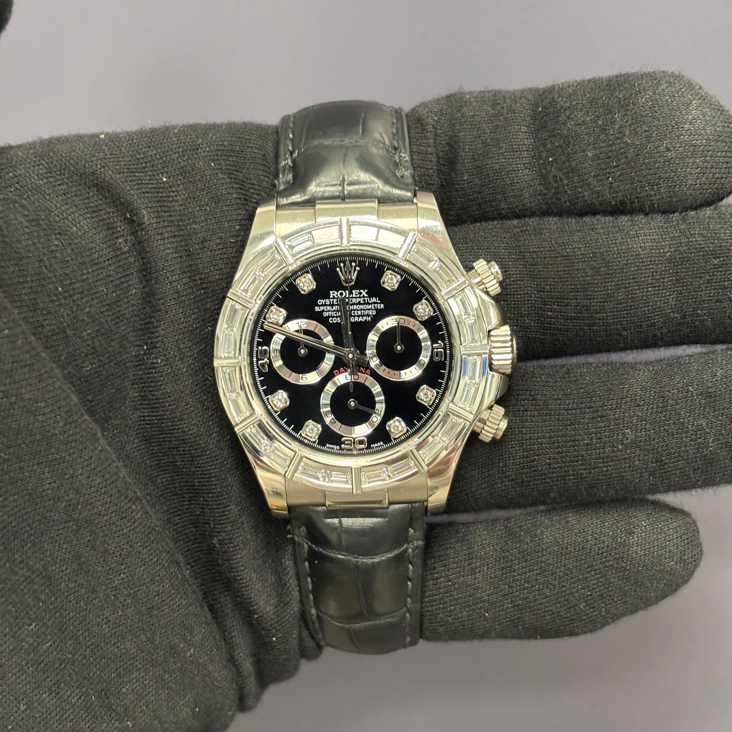 Rolex Daytona 40mm Black Dial Watch Ref# 116589BR - Happy Jewelers Fine Jewelry Lifetime Warranty