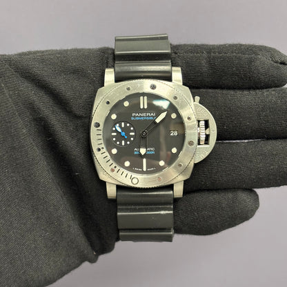 Panerai Luminor 42mm Black Dial Watch Ref# PAM00973 - Happy Jewelers Fine Jewelry Lifetime Warranty