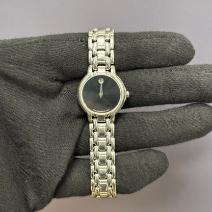 Movado Museum 23.5mm Black Dial Watch Ref# 84 E4 9824 - Happy Jewelers Fine Jewelry Lifetime Warranty