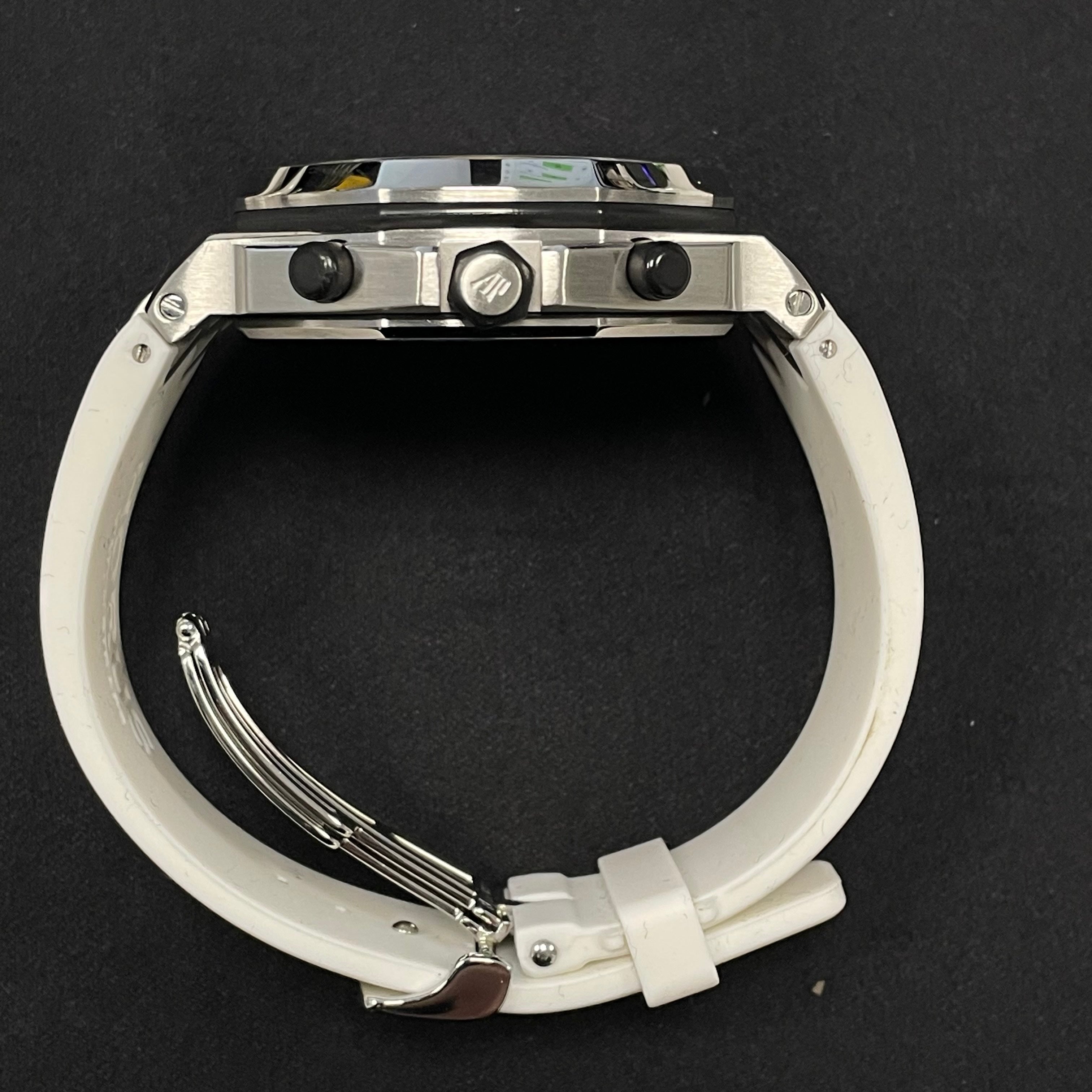 Audemars Piguet Royal Oak Offshore 42mm Black Dial Ref# 26020ST.OO.D001IN.01.A - Happy Jewelers Fine Jewelry Lifetime Warranty