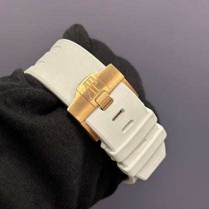 Audemars Piguet Royal Oak 44mm White Dial Watch Ref# 26408OR.OO.A010CA.01 - Happy Jewelers Fine Jewelry Lifetime Warranty