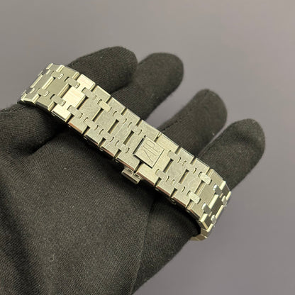 Audemars Piguet Royal Oak 41mm Blue Dial Watch Ref# 15500ST.OO.1220ST.01 - Happy Jewelers Fine Jewelry Lifetime Warranty