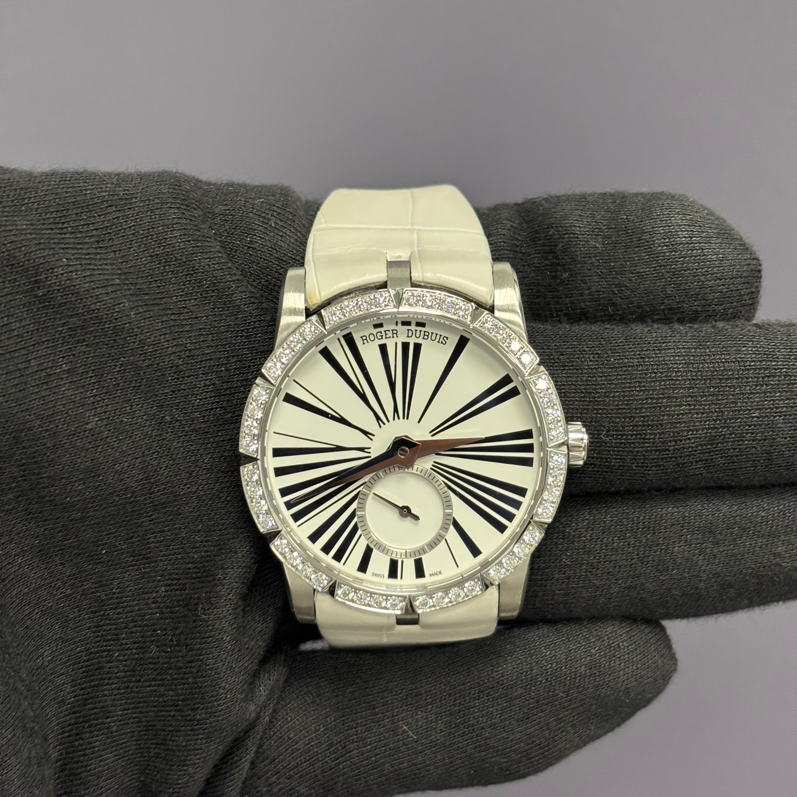 Roger Dubuis Excalibur 36mm White Dial Ref# RDDBEX0460 - Happy Jewelers Fine Jewelry Lifetime Warranty