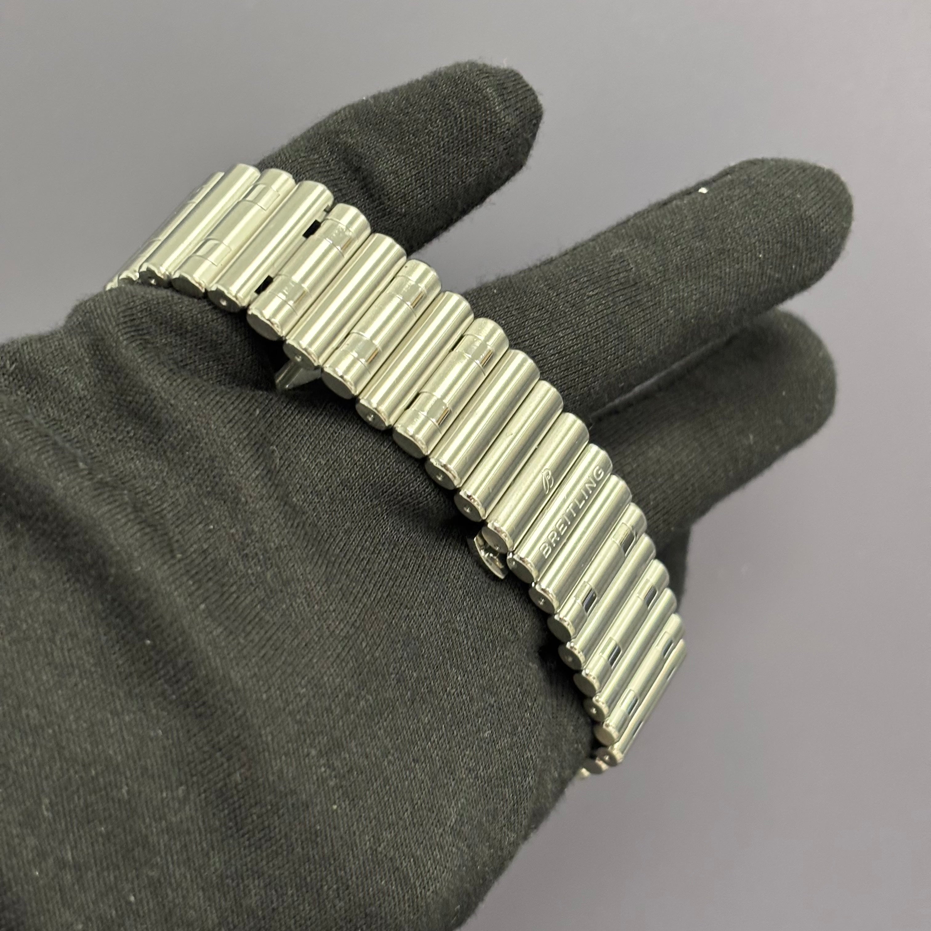 Breitling Chronomat 42mm Silver Dial Watch Ref# AB0134 - Happy Jewelers Fine Jewelry Lifetime Warranty