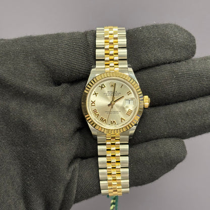 Rolex Datejust 28mm Silver Dial Watch Ref# 279173 - Happy Jewelers Fine Jewelry Lifetime Warranty