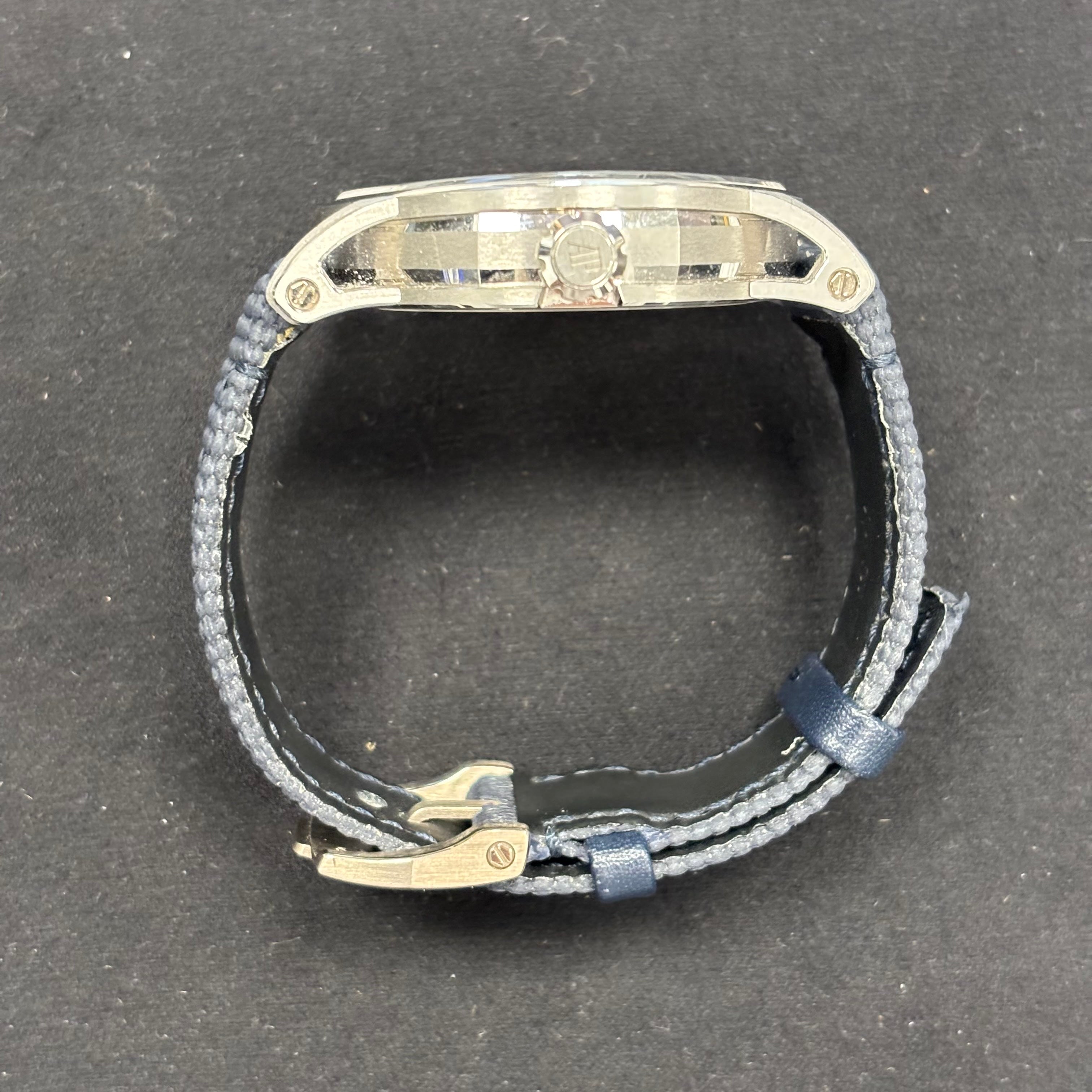 Audemars Piguet Code 11.59 41mm Blue Dial Watch Reference# 15210BC.OO.A321CR.01 - Happy Jewelers Fine Jewelry Lifetime Warranty