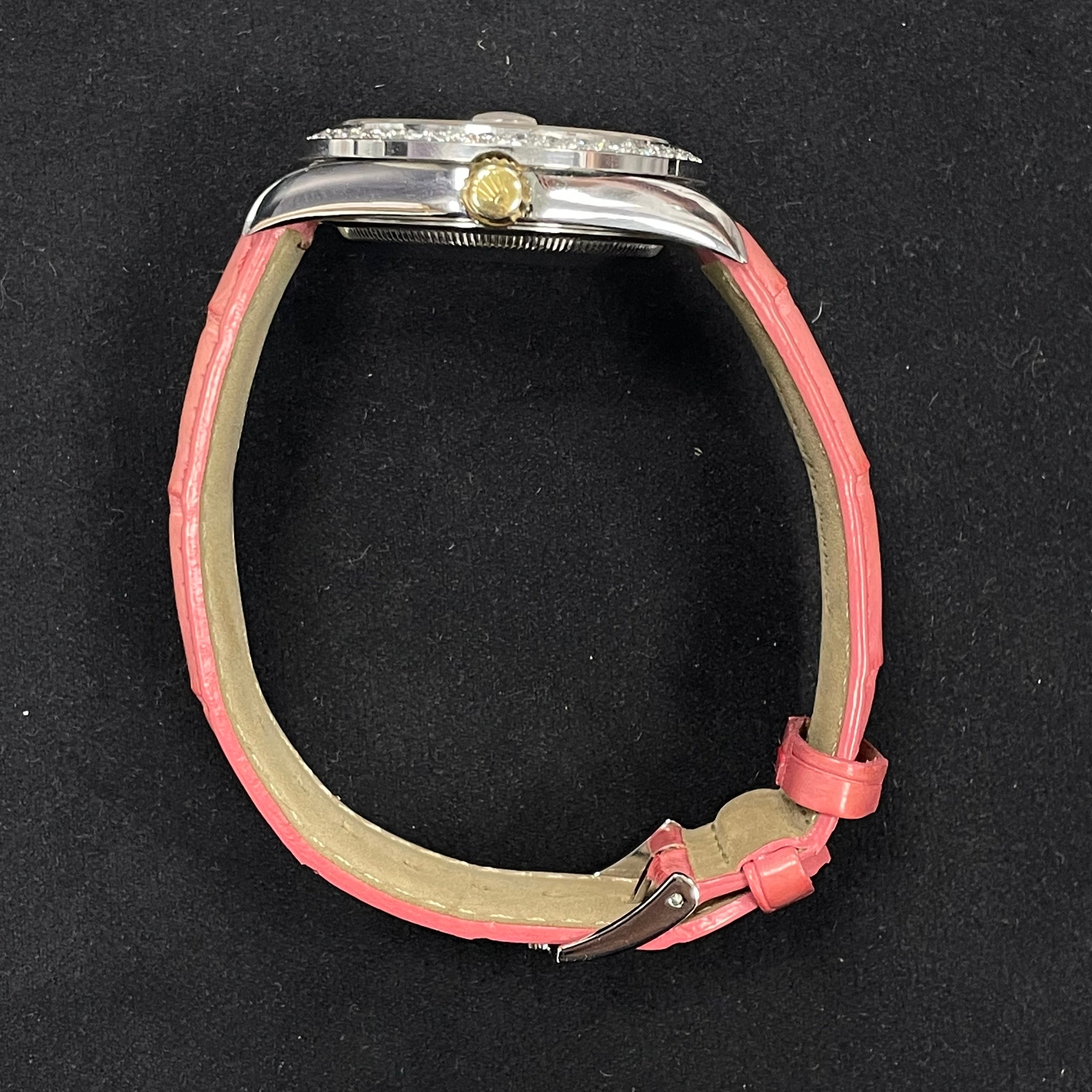 Rolex Datejust 36mm Pink Dial Watch Ref# 16263 - Happy Jewelers Fine Jewelry Lifetime Warranty