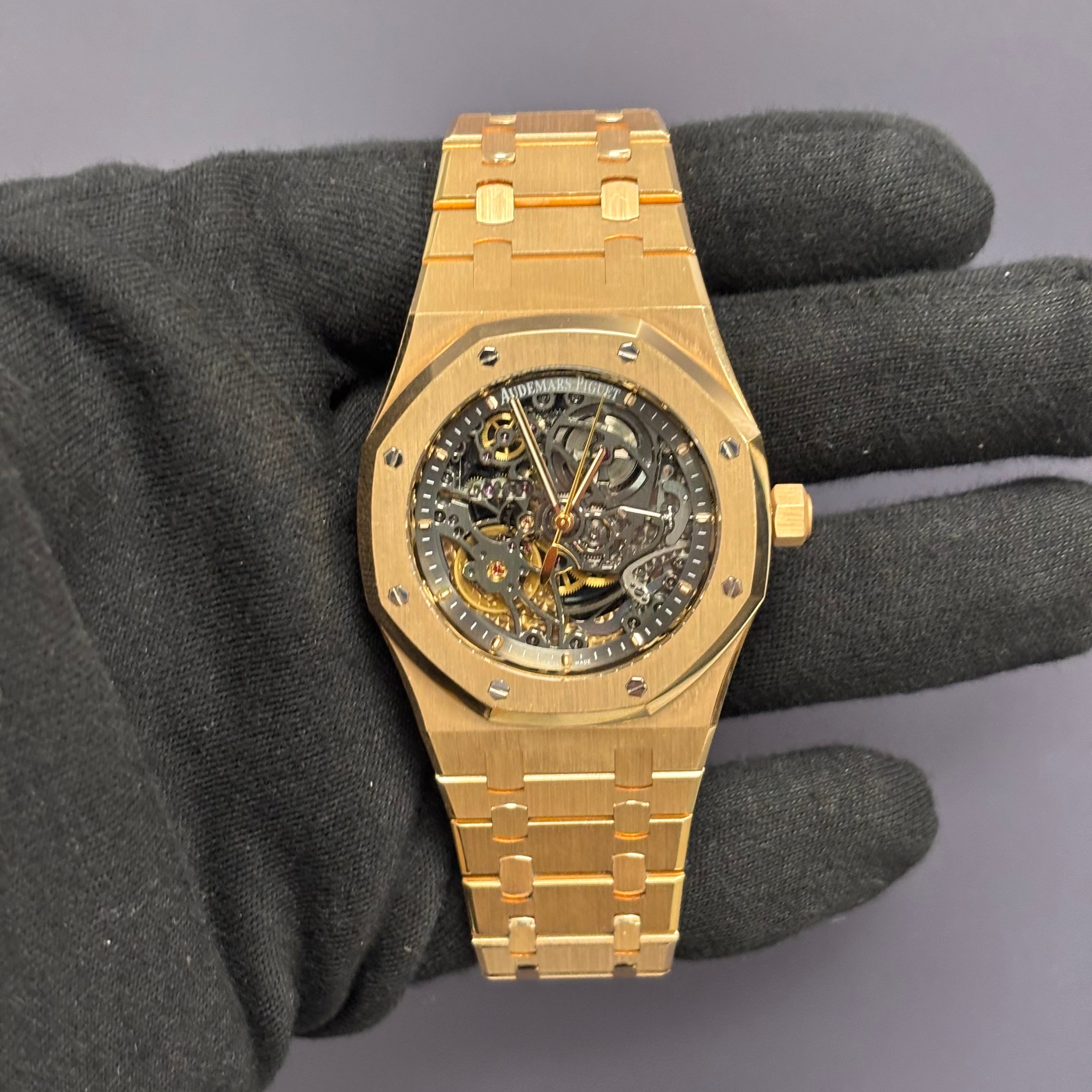 Audemars Piguet Royal Oak 39mm Openwork Dial Watch Ref# 15305OR.OO.D088CR.01 - Happy Jewelers Fine Jewelry Lifetime Warranty