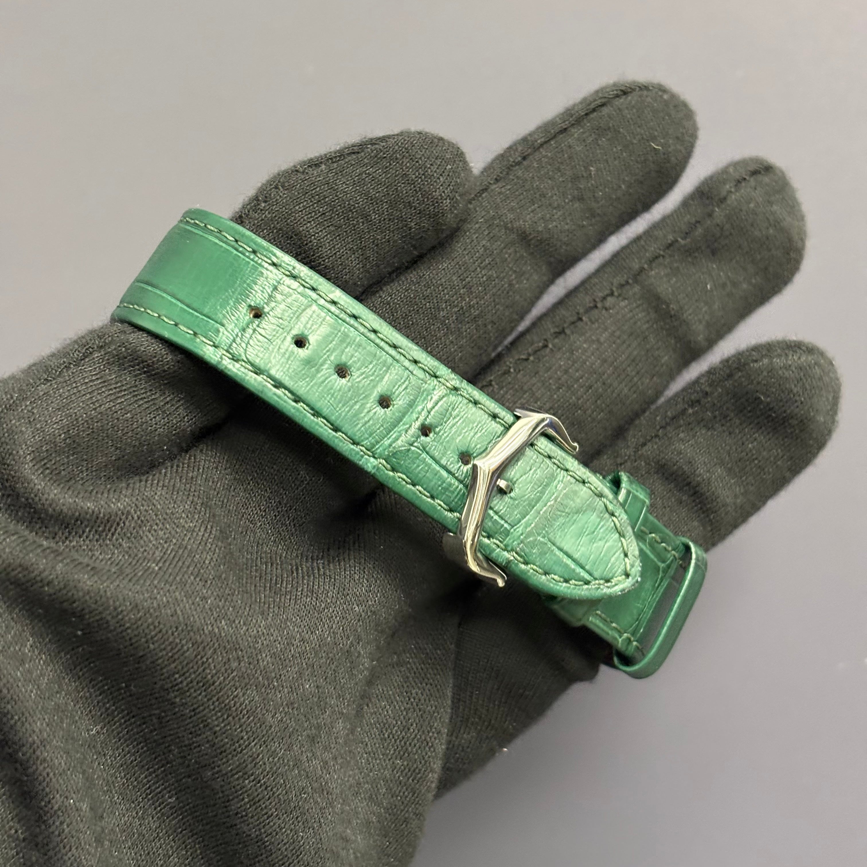 Cartier Tank 25mm Green Dial Watch Ref# WSTA0056 - Happy Jewelers Fine Jewelry Lifetime Warranty