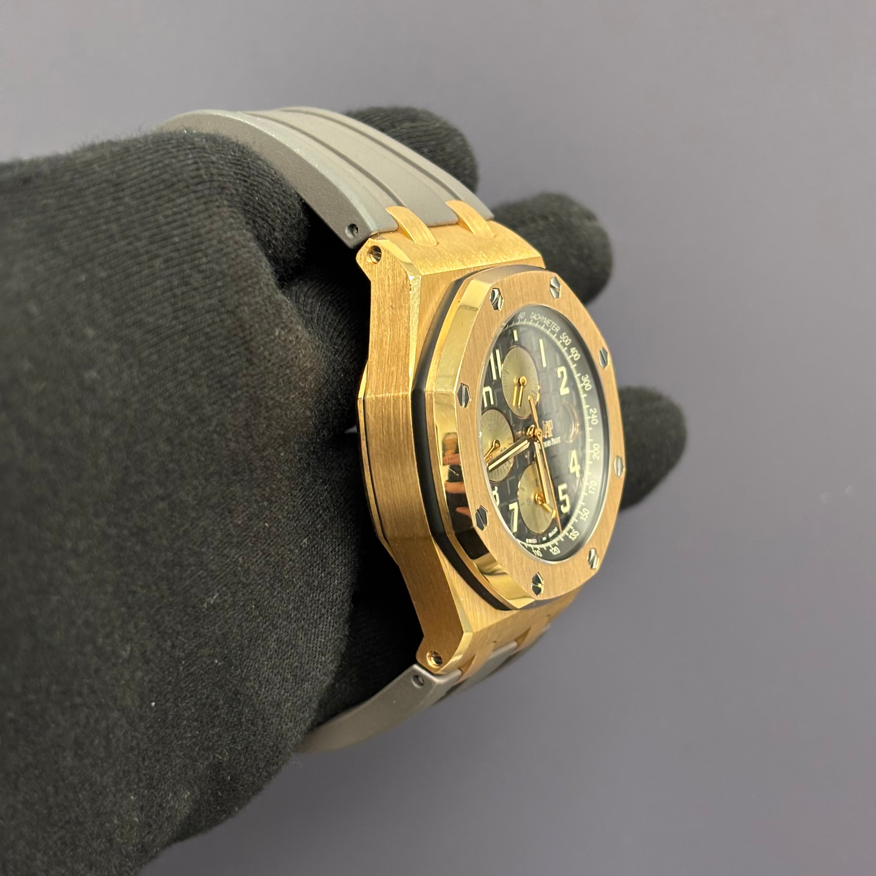 Audemars Piguet Royal Oak 42mm Grey Dial Watch Ref# 26470OR.OO.A125CR.01 - Happy Jewelers Fine Jewelry Lifetime Warranty