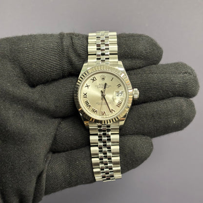 Rolex Datejust 28mm Silver Dial Watch Ref# 279174 - Happy Jewelers Fine Jewelry Lifetime Warranty