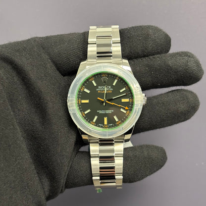 Rolex Milgauss 40mm Black Dial Watch Ref# 116400GV - Happy Jewelers Fine Jewelry Lifetime Warranty