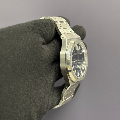 Audemars Piguet Royal Oak 41mm Blue Dial Watch Ref# 15510ST.OO.1320ST.06 - Happy Jewelers Fine Jewelry Lifetime Warranty