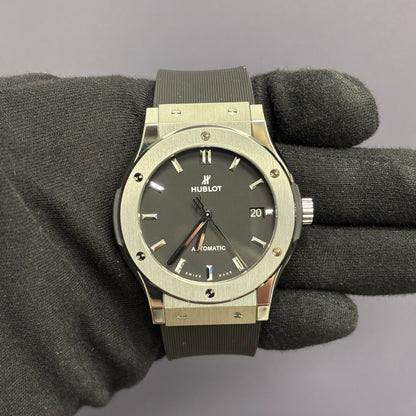 Hublot Classic Fusion 45mm Black Dial Watch Ref# 511.NX.1171.RX - Happy Jewelers Fine Jewelry Lifetime Warranty