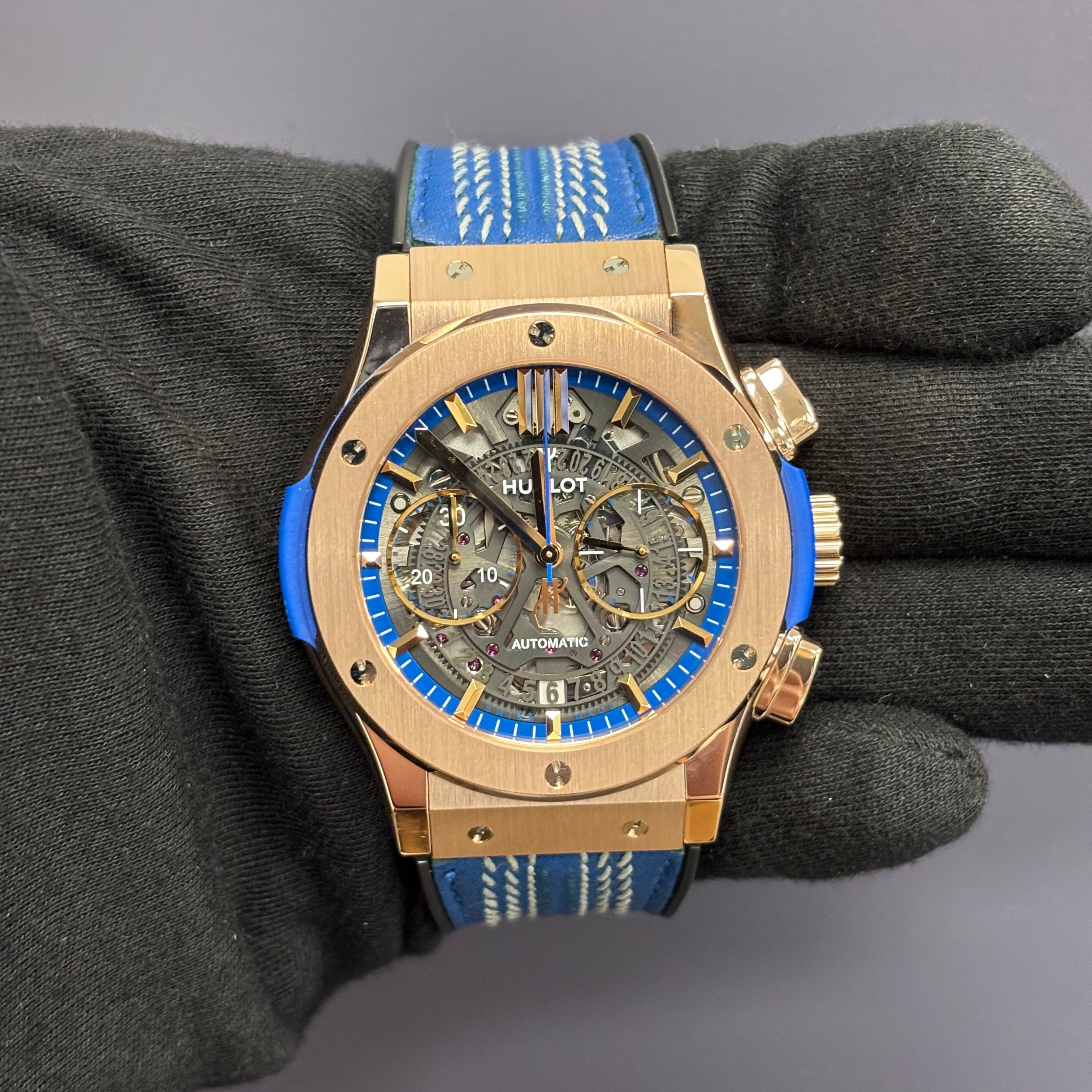 Hublot Classic Fusion 45mm Black Dial Watch Ref# 525.OX.0129.VR.ICC16 - Happy Jewelers Fine Jewelry Lifetime Warranty