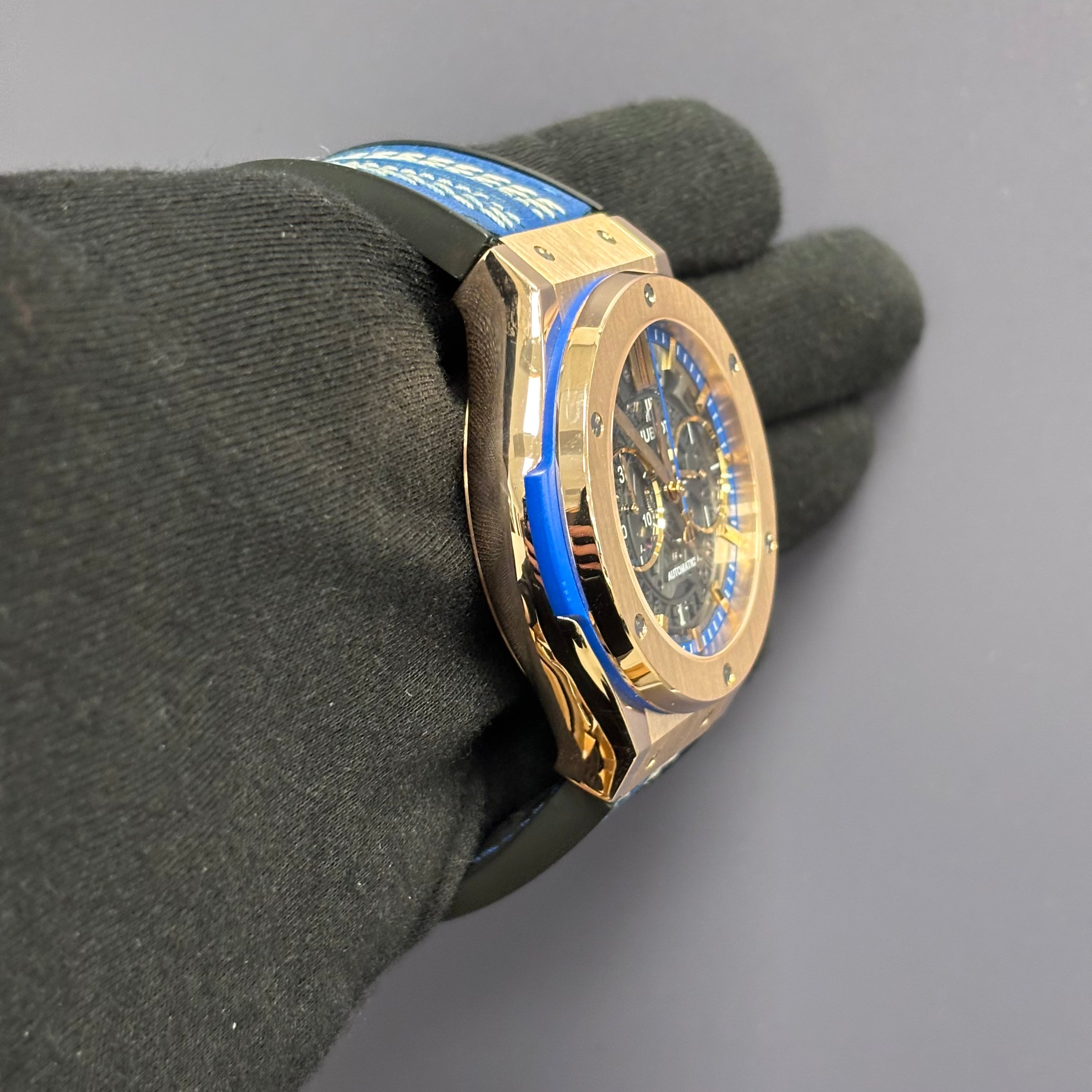 Hublot Classic Fusion 45mm Black Dial Watch Ref# 525.OX.0129.VR.ICC16 - Happy Jewelers Fine Jewelry Lifetime Warranty