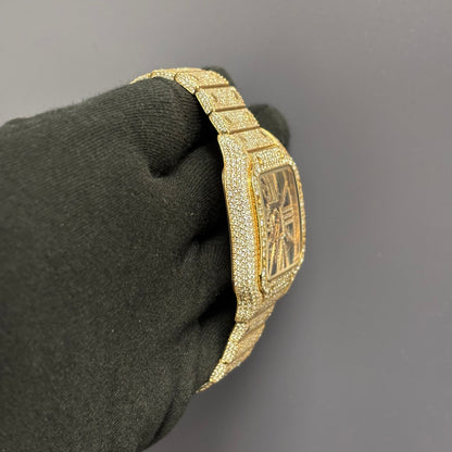 Cartier Santos 39.8mm Skeleton Dial Watch Ref# WHSA0016 - Happy Jewelers Fine Jewelry Lifetime Warranty