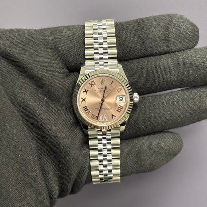 Rolex Datejust 31mm Pink Dial Watch Ref# 278274 - Happy Jewelers Fine Jewelry Lifetime Warranty