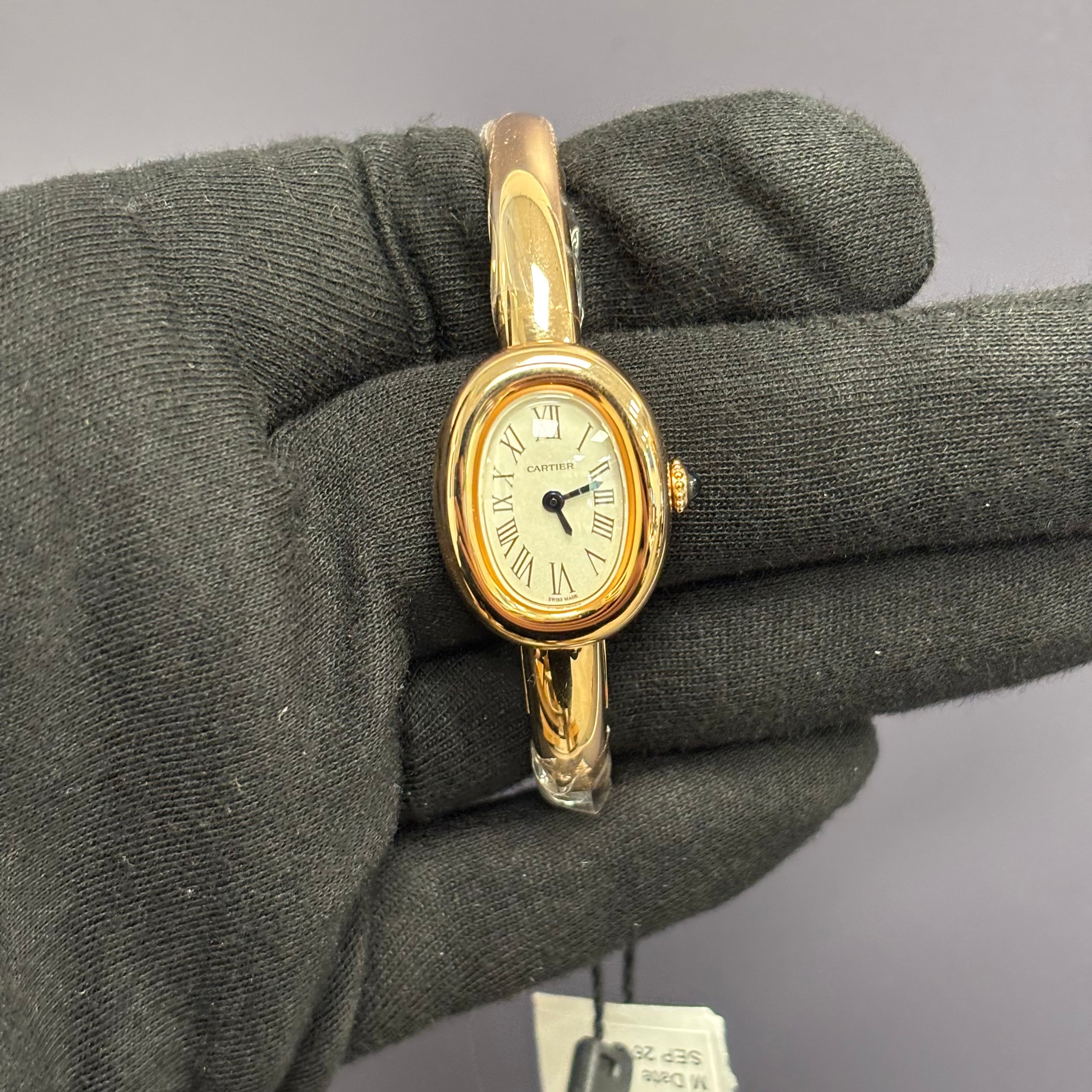 Cartier Baignoire 18.7mm White Dial Watch Ref# WGBA0047 - Happy Jewelers Fine Jewelry Lifetime Warranty