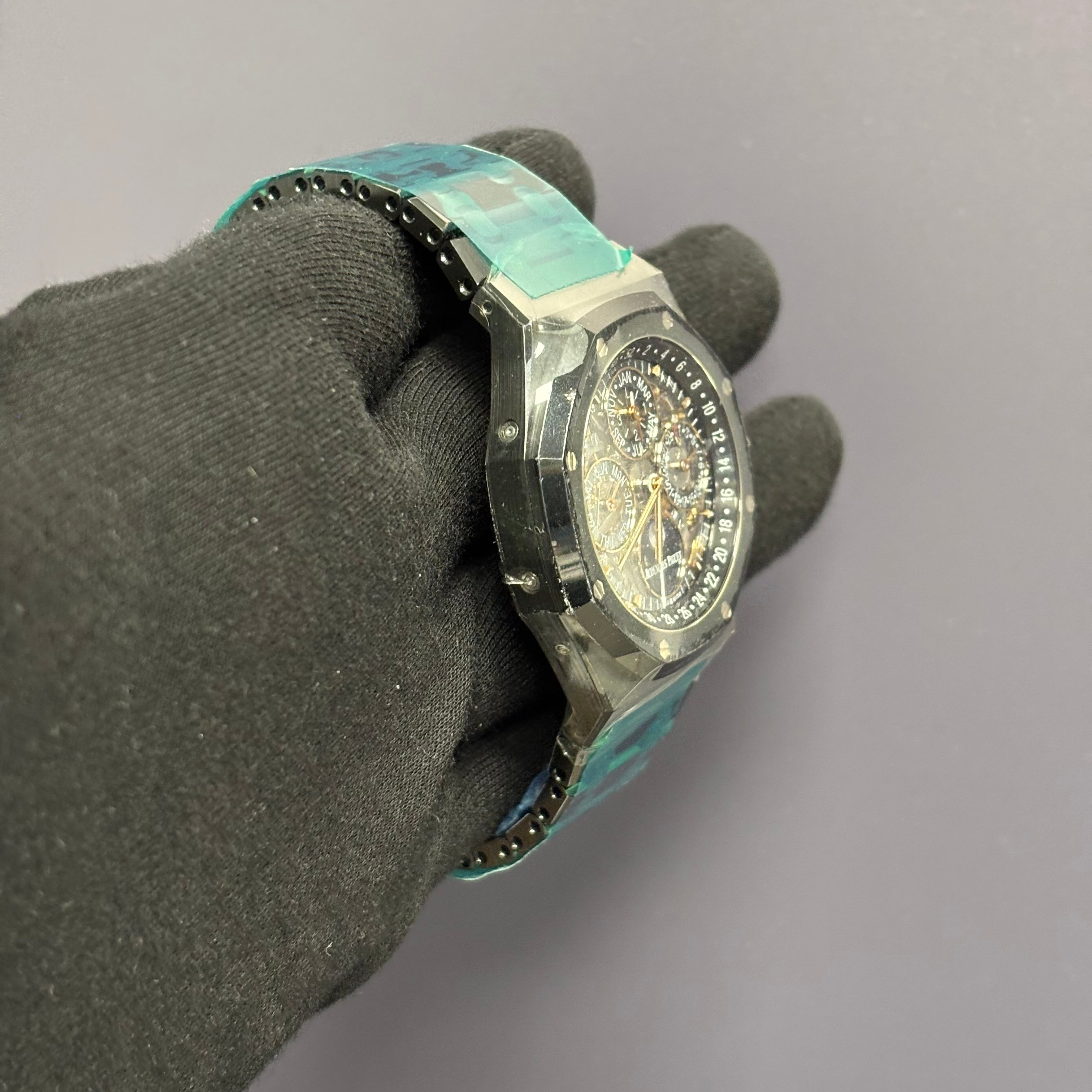 Audemars Piguet Royal Oak 41mm Openwork Dial Watch Ref# 26585CE.OO.1225CE.01 - Happy Jewelers Fine Jewelry Lifetime Warranty