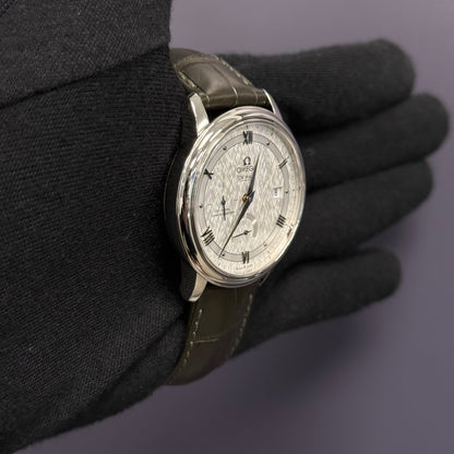 Omega De Ville 39.50mm Silver Dial Watch Ref# 424.13.40.21.02.004 - Happy Jewelers Fine Jewelry Lifetime Warranty