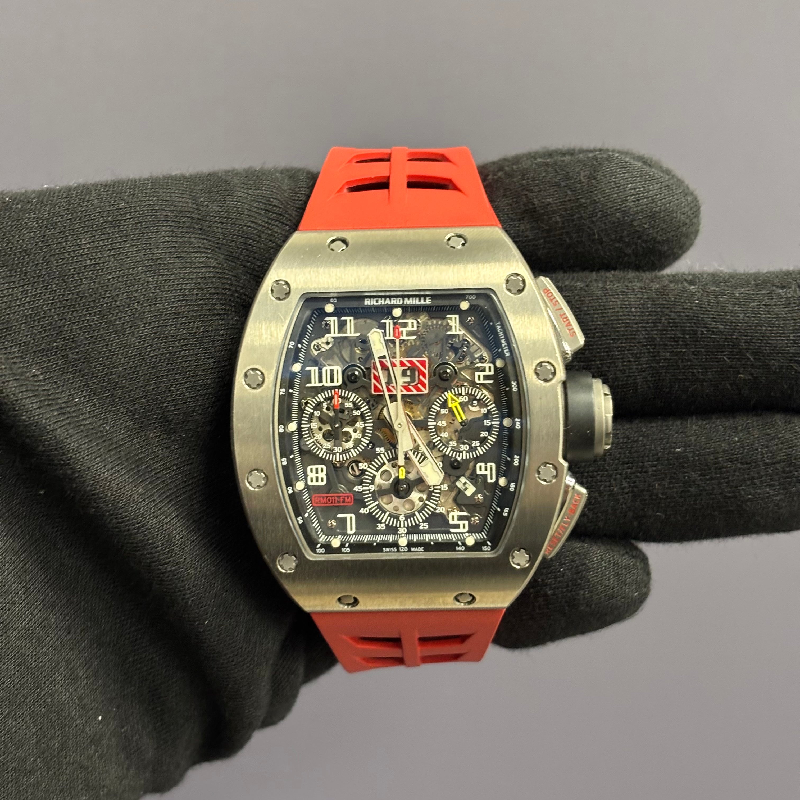 Richard Mille RM011 42mm Openwork Dial Watch Ref# RM011 - Happy Jewelers Fine Jewelry Lifetime Warranty