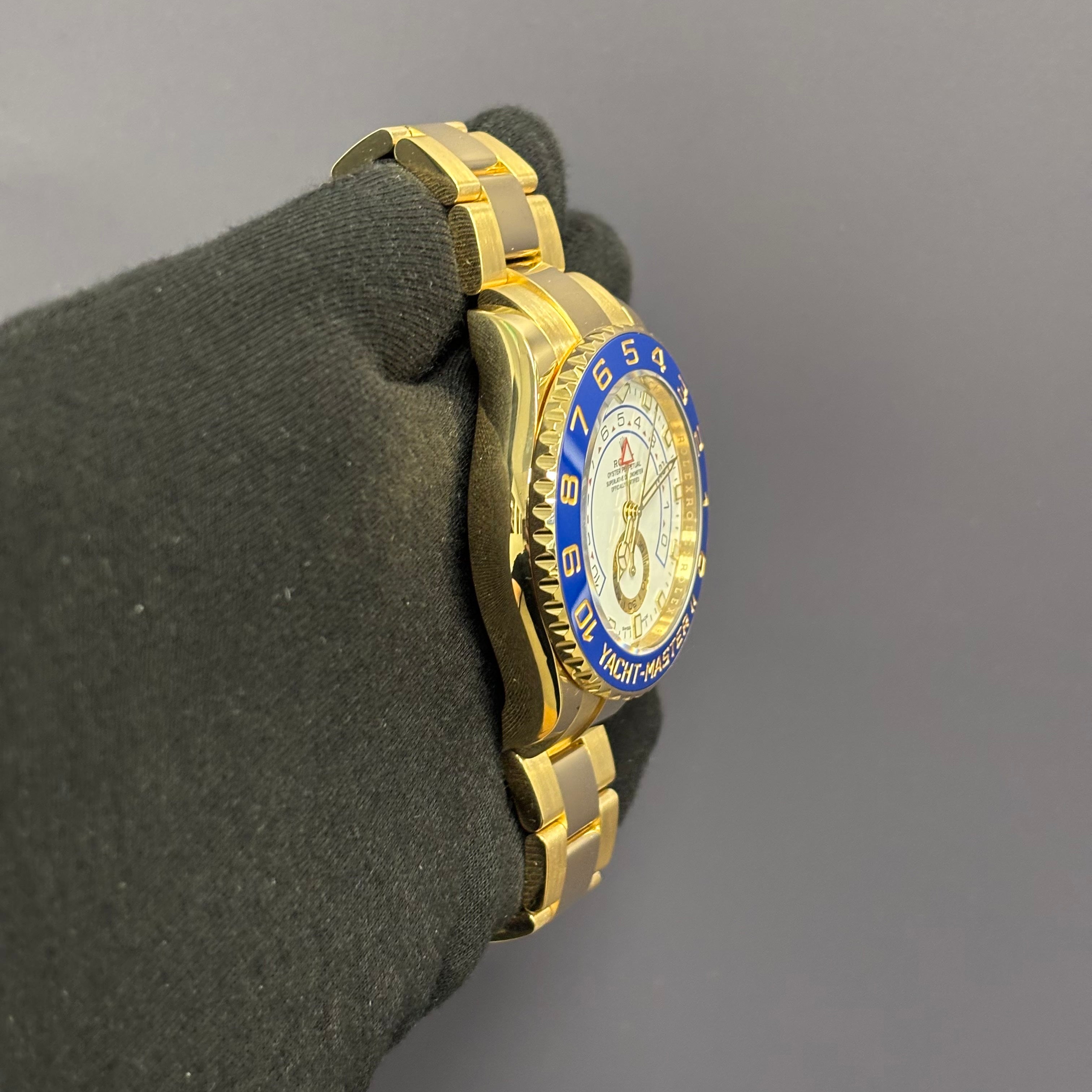 Rolex Yacht-Master II 44mm White Dial Watch Ref# 116688 - Happy Jewelers Fine Jewelry Lifetime Warranty