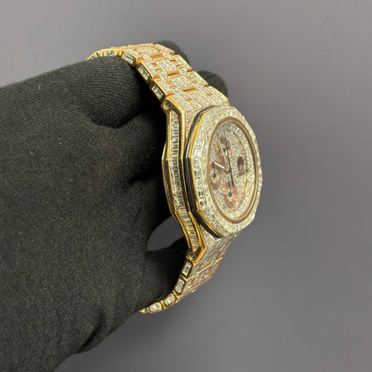 Audemars Piguet Royal Oak 42mm Pave Dial Watch Ref# 25940OR - Happy Jewelers Fine Jewelry Lifetime Warranty