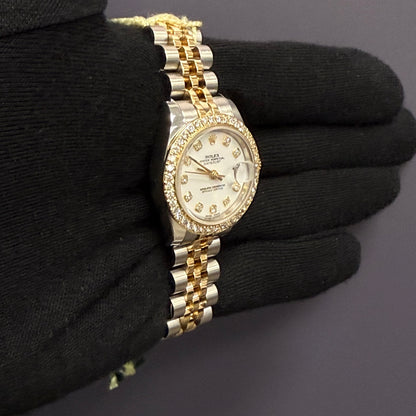 Rolex Datejust 26mm White Dial Watch Ref# 179173 - Happy Jewelers Fine Jewelry Lifetime Warranty