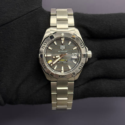 Tag Heuer Aquaracer 41mm Grey Dial Watch Ref# WBD2113 - Happy Jewelers Fine Jewelry Lifetime Warranty